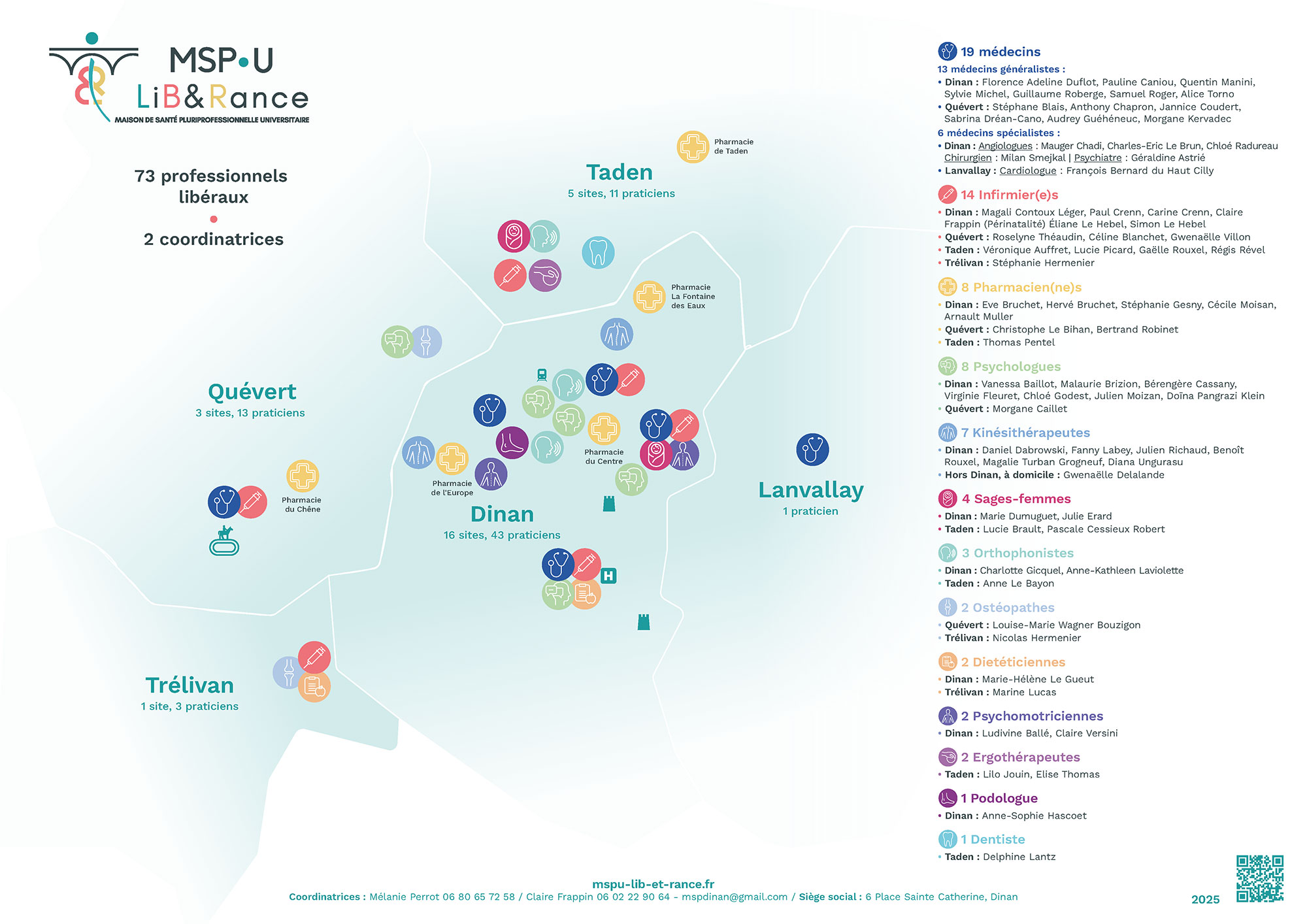 MSPU-lib&rance, Carte